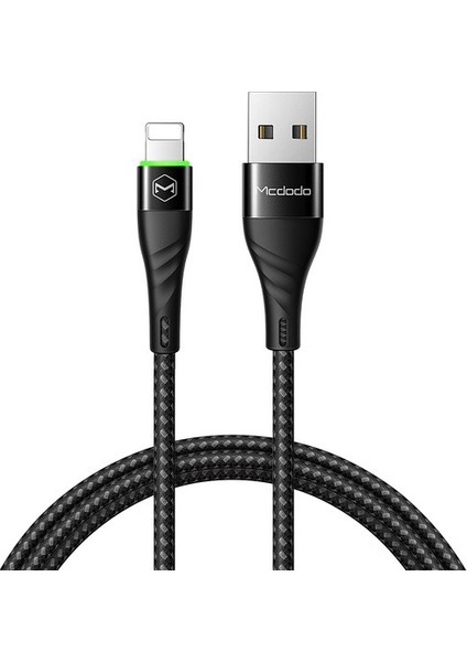 CA6350 Lightning 1.2m 2A Dataşarj Kablosusiyah