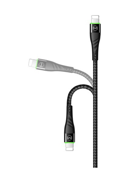 CA6350 Lightning 1.2m 2A Dataşarj Kablosusiyah