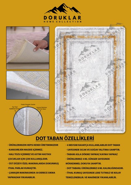 Kaymaz Taban Yıkanabilir Dijital Baskı Eskitme Desenli Salon Halısı fiyatları