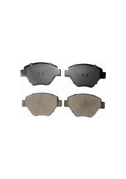 3850 Ön Fren Balatası Megane Iı 1.4 16V Sedan (11 02) Scenic Iı 1.4 (06 03) 410609192R