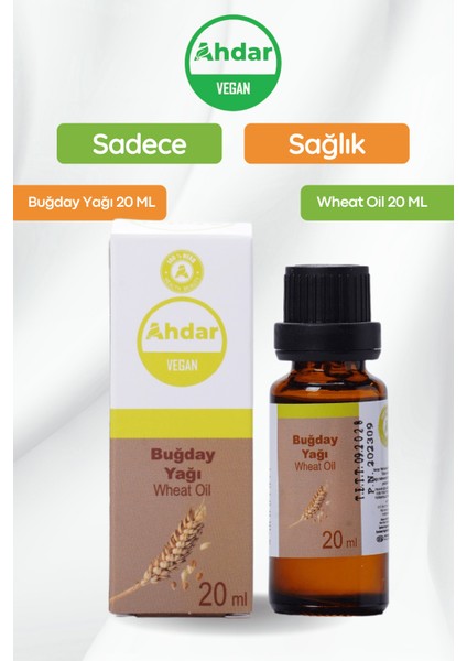 20 ml Buğday Ruşeymi Yağı