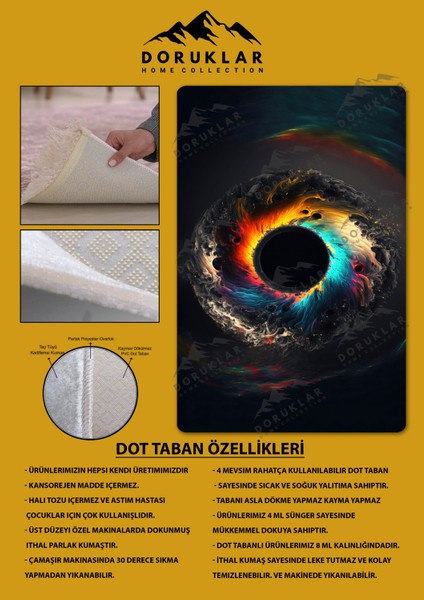 Kaymaz Taban Makinada Yıkanabilir Dijital Baskı Modern Desenli Genç Odası Halısı fiyatları