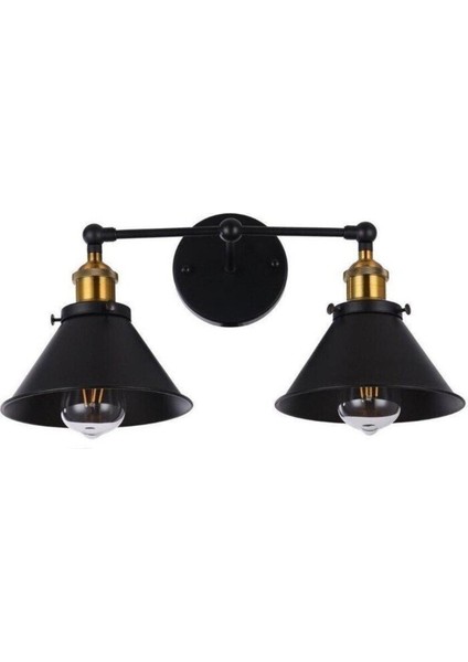 Retro,rustik,vintage Eskitme Duylu Mafsallı Hareketli Başlık Ayna Üstü Metal Duvar Aplik fiyatları