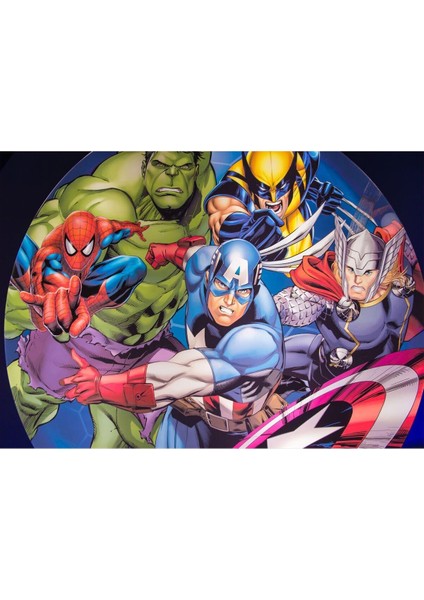 Kaymaz Tabanlı Yıkanabilir Marvel Desenli Çocuk Halısı Dot Taban Halı modelleri