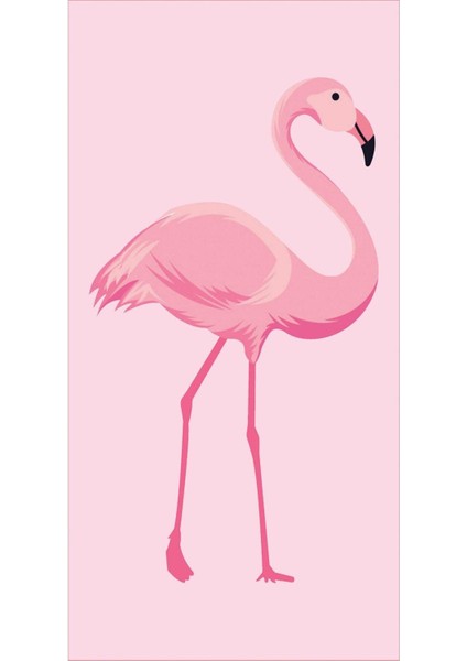 Kaymaz Tabanlı Yıkanabilir Flamingo Desenli Çocuk Halısı Dot Taban Halı fiyatları