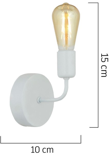 Core Beyaz Duvar Lambası Yatak Odası-Yatak Başı-Banyo Için Modern Aplik fırsatları