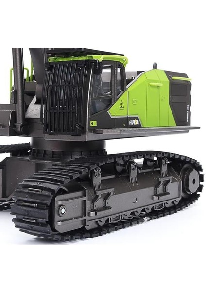 1/14 (2022) 22 Kanal Rc Model Metal Kepçeli Kazıcı Ekskavatör Uzaktan Kumandalı Çok Fonksiyonlu iş Makinası - 2.4G Sesli & Işıklı - 1593