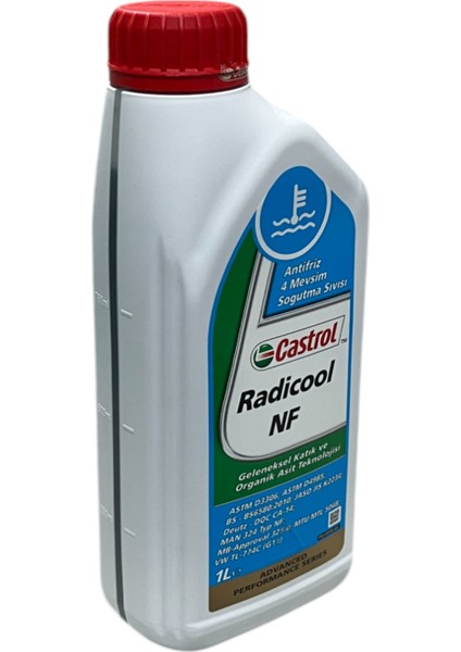 Radicool Nf 4 Mevsimlik Mavi Antifriz 1 Litre