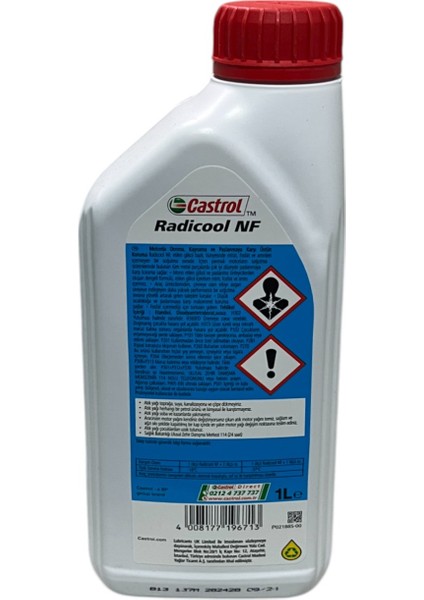 Radicool Nf 4 Mevsimlik Mavi Antifriz 1 Litre