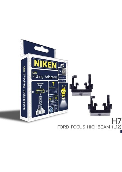 LED Far Montaj Adaptörü H7 Ford Focus High Beam