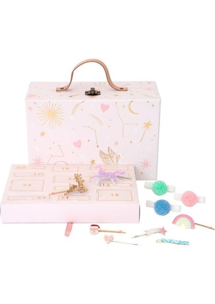 - Hair Accessories Advent Calendar Suitcase - Saç Tokalı Advent Calender