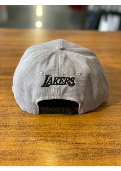 La Lakers Nakışlı Unisex Hip Hop Snapback Rapper Basket Cap Şapka