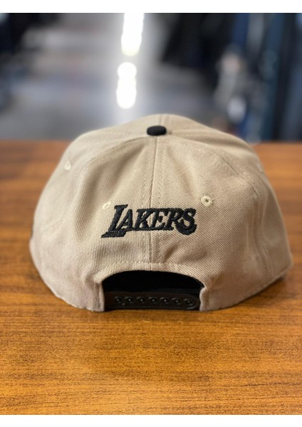 La Lakers Nakışlı Unisex Hip Hop Snapback Rapper Basket Cap Şapka