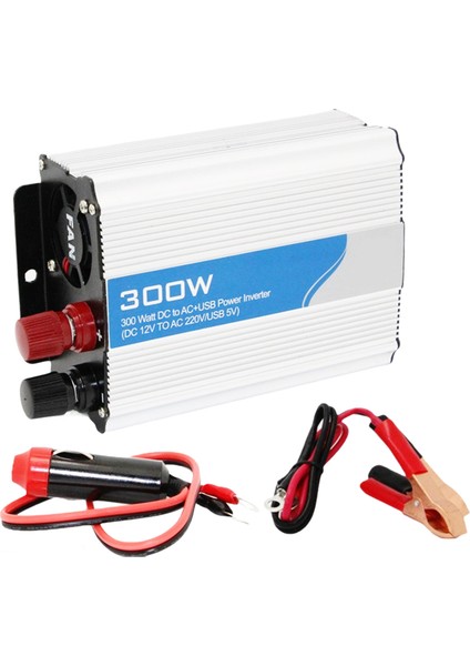 Space Inverter Dönüştürücü Usb'li 12-220V 300 Watt/ ICCA89