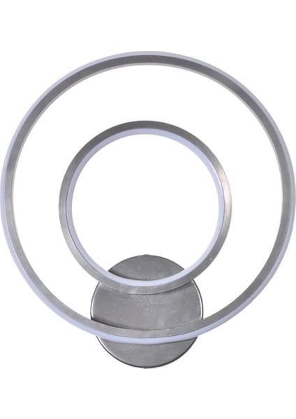 Portal Modern Tasarım Gri Renk Gün Işığı Ledli Banyo - Mutfak - Salon Ledli Duvar Aplik