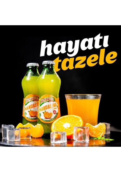 Mandalina Aromalı Maden Suyu 200 ml x 24 Adet