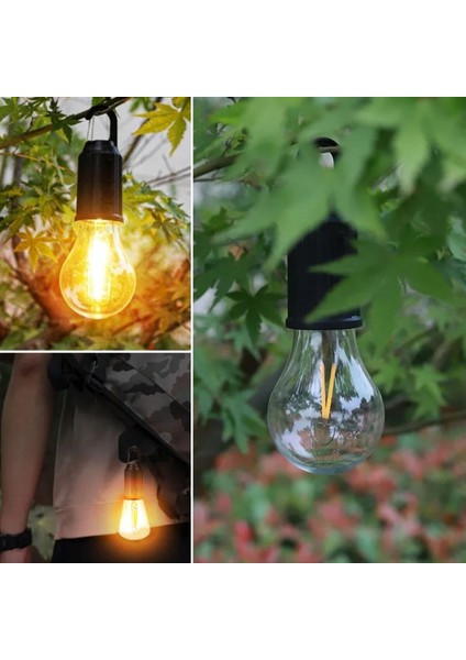 Buffer® Şarj Olabilen 3 Farklı Mod Led'li Kendiliğinden Asma Kancalı Kamp,dış Cephe Lambası