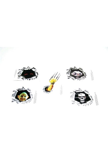 Space Renkli Figürlü Çıkartma / YACI37