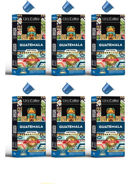 Alüminyum Nespresso® Uyumlu Kapsül Kahve Guatemala 60 Kapsül