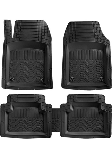 Fiat Tempra 1990-2001 Araca Uyumlu Comfort 4d Derin Havuzlu Siyah Oto Paspas Takımı