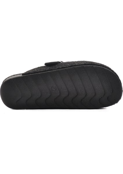 Siyah Tekstil Kadın Ev Terlik K-9548 Z