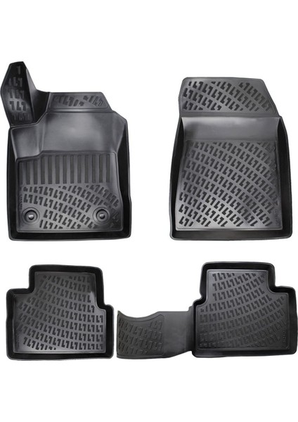 Dacia Logan Mcv 2013 Sonrası Panelvan 3D Havuzlu Paspas (2 Parça)