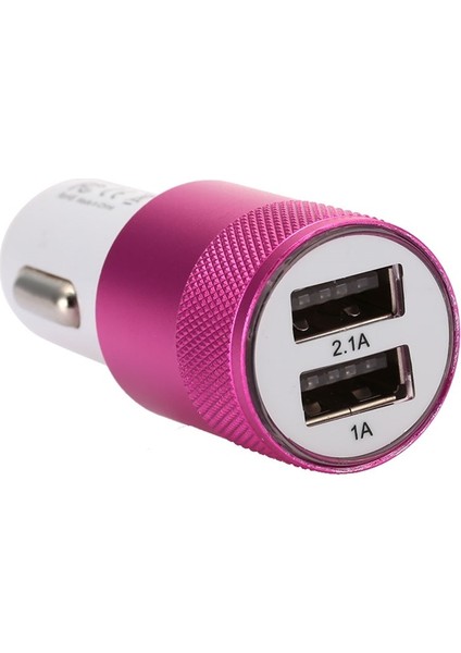 Space Çakmak Soketi Çift Usb'li-Pembe / ICCA84-3