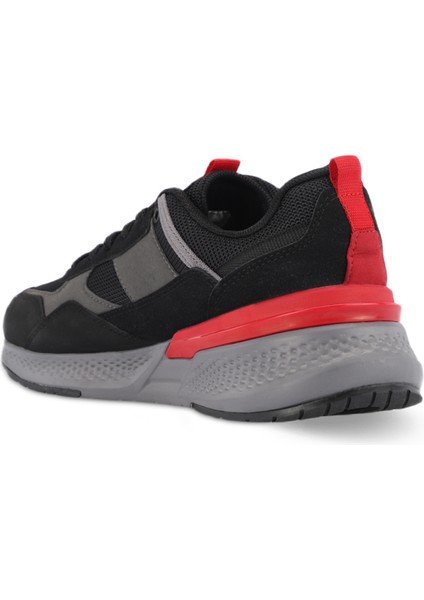 POSTMAN I Erkek Sneaker Koşu & Yürüyüş Ayakkabısı Siyah / Kırmızı