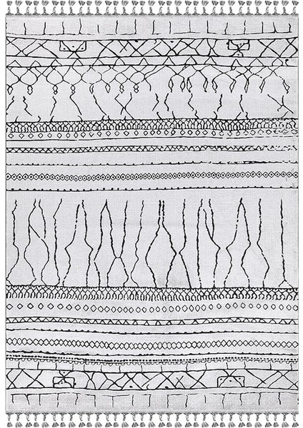 Ipek Mekik Halı Meryland 17122 Yumuşak Tuşeli Modern ve Geleneksel Desenli Iskandinav Halı