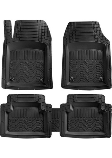 Citroen C1 2005-2014 Platinyum Siyah 4d Havuzlu Oto Paspas Takımı