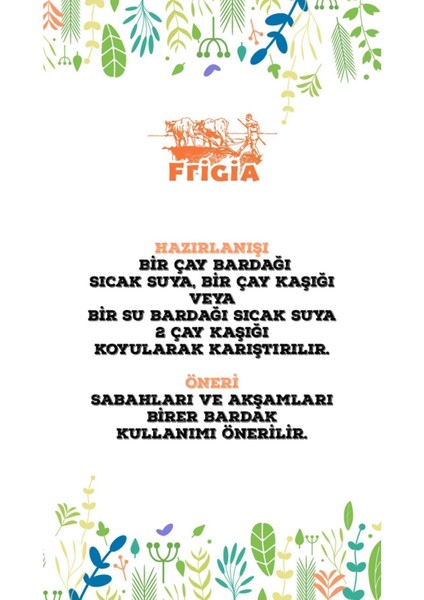 Frigia Ginseng Çayı 100 gr