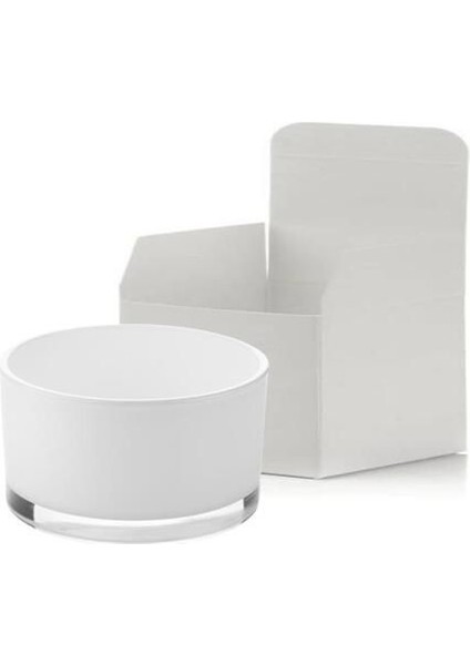 6 Adet Beyaz Iç Boyama Oval Cam Bardak - Doluma Uygun fırsatları