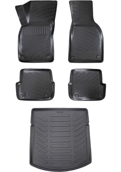 Renault Clio 2 Hb 1998-2005 Araca Özel Havuzlu Paspas ve Bagaj Havuzu