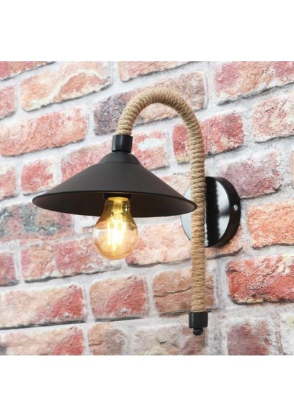 Metal Halat Aplik - Siyah