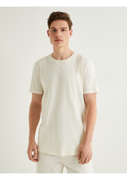 Basic Tişört Slim Fit Bisiklet Yaka Kısa Kollu modelleri