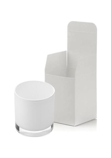 6 Adet Beyaz Iç Boyama Düz Cam Bardak - Doluma Uygun fiyatları