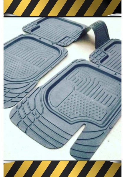 Citroen C4 Picasso 2007-2010 Araca Uyumlu Confort Extra Derin Havuzlu Siyah Oto Paspas Takımı