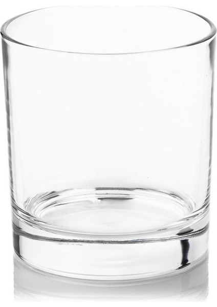6 Adet Şeffaf Düz Cam Bardak - Doluma Uygun