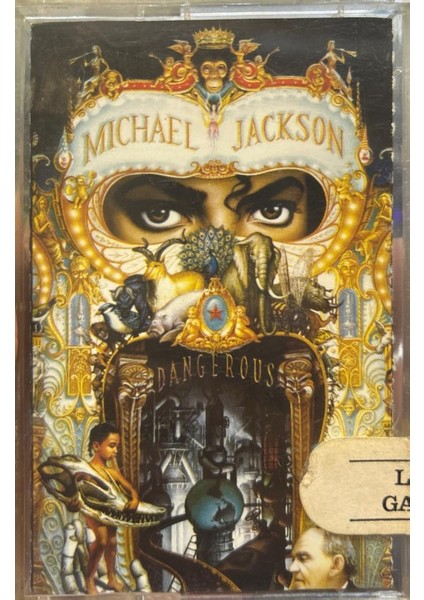 Michael Jackson ‎– Dangerous 1991 Baskı (Kaset)