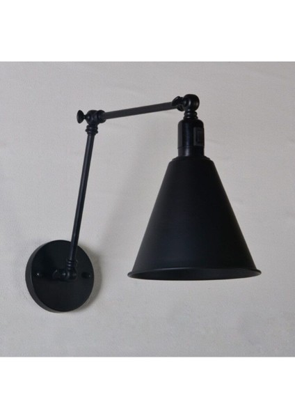 Siyah Retro Metal Dekoratif Mafsallı Akrobatik Duvar Aplik
