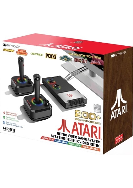 Atari Gamestation Pro Tak ve Çalıştır Video Oyun Sistemim 200 Oyun