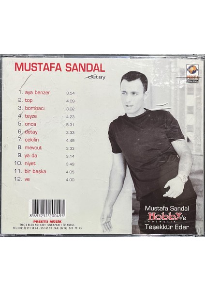 CD Mustafa Sandal Detay CD fiyatları