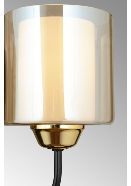 Siyah Baston Çift Camlı Yukarı Bakan Modern Aplik fırsatları