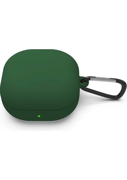 Samsung Galaxy Buds Live - Galaxy Buds Fe Yumlu Mat Silikon Kılıf+Kanca