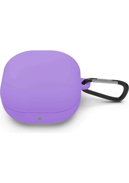 Samsung Galaxy Buds Live - Galaxy Buds Fe Yumlu Mat Silikon Kılıf+Kanca