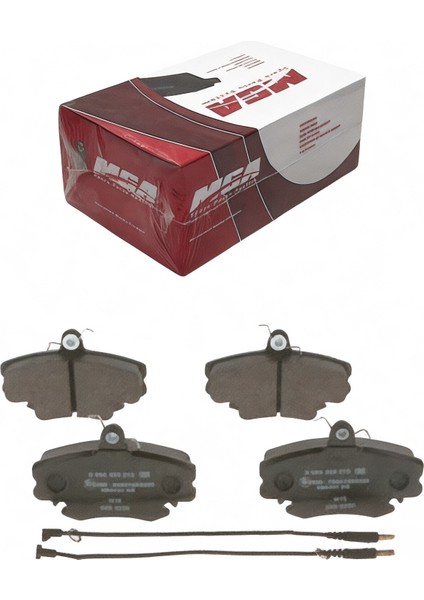 Peugeot 205 I, Iı, 309 I, Iı 1986-1993 Dar Tip Ön Fren Balatası Takım