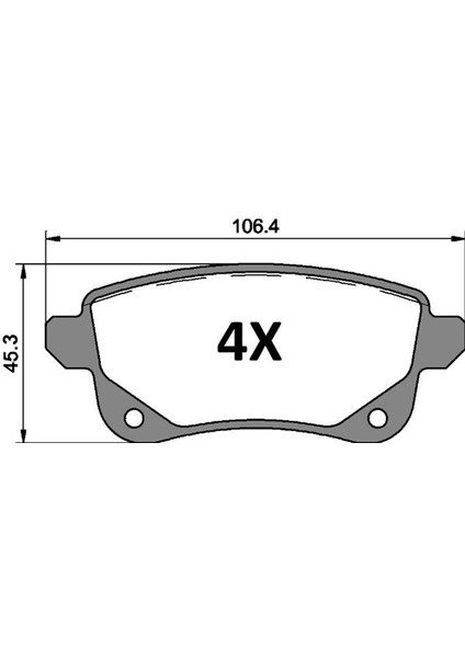 Renault Megane Iv 2016-2022 Kulaklı Tip Arka Fren Balatası Takım modelleri