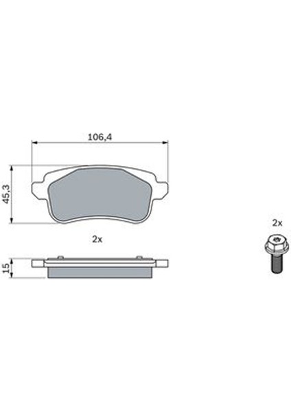 Renault Espace V 2015-2023 Kulaklı Tip Arka Fren Balatası Takım fiyatları
