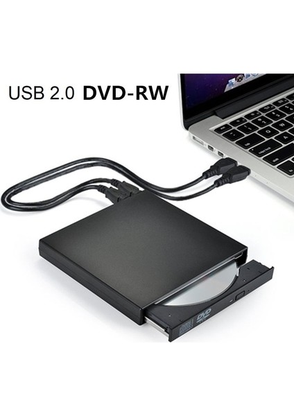 Harici DVD Rw USB 2.0 CD DVD Yazıcı Okuyucu