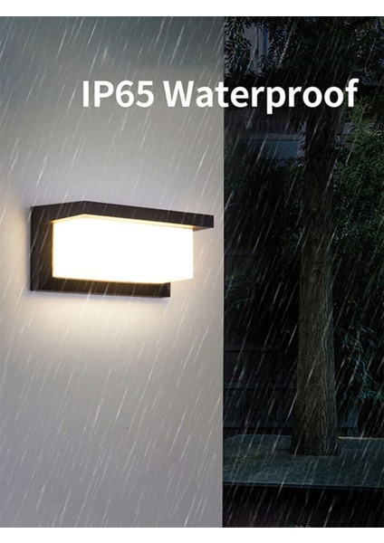 18W Su Geçirmez Bahçe Aplik Günışığı modelleri